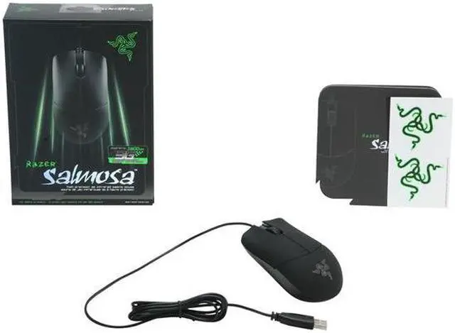 Alt view image 5 of 5 - RAZER Salmosa Black 3 Buttons 1 x Wheel USB Optical Gaming Mouse
