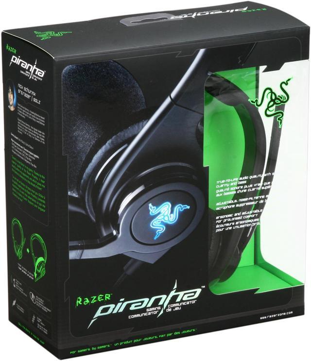 Alt view image 8 of 8 - Razer Piranha 3.5mm Connector Supra-aural Gaming Communicator