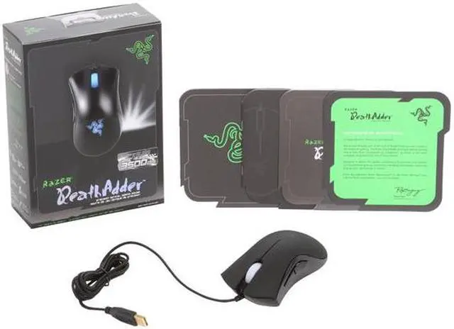 Alt view image 8 of 8 - RAZER DeathAdder RZ01-00151400-R3U1 Black Wired Optical Precision Gaming Mouse - 3.5G Infrared Sensor