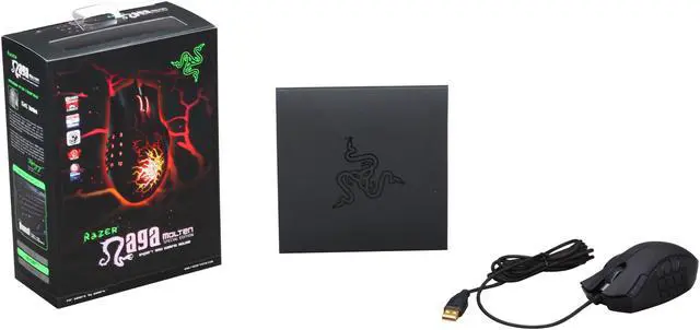 Alt view image 5 of 5 - Razer Naga Molten MMO PC Gaming Mouse