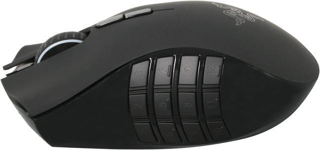 Alt view image 6 of 11 - Razer Naga Epic Rechargable Wireless MMO PC Gaming Mouse