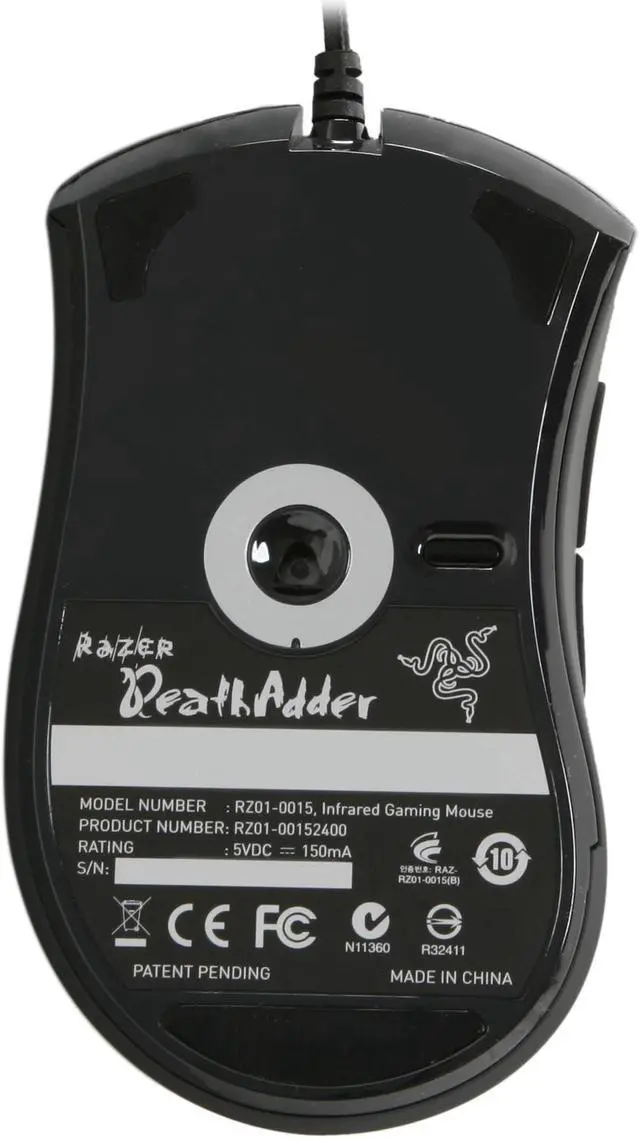 Alt view image 4 of 5 - Razer DeathAdder 3500 PC Gaming Mouse - Black edition