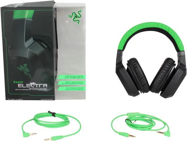 Alt view image 6 of 6 - Razer Electra Over Ear PC and Music Headset - Green