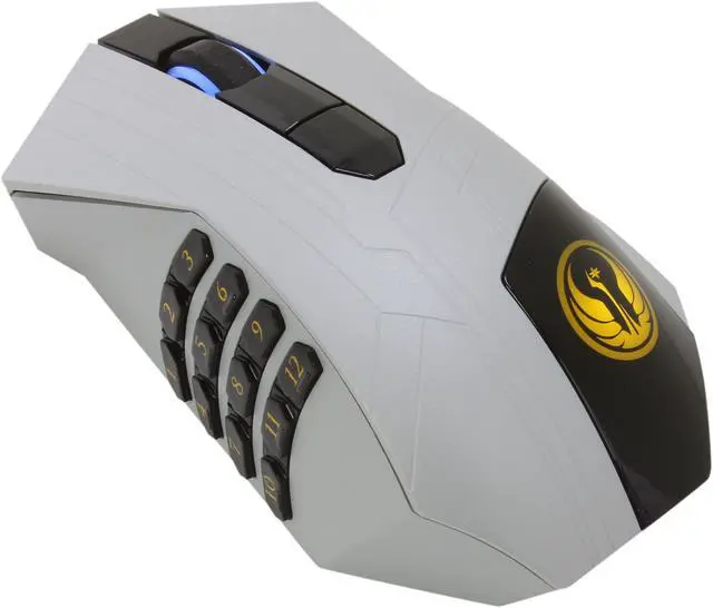 Alt view image 13 of 17 - RAZER Star Wars: The Old Republic RZ01-00650100-R3M1 Black 17 Buttons 1 x Wheel Wired / Wireless Star Wars: The Old Republic Gaming Mouse