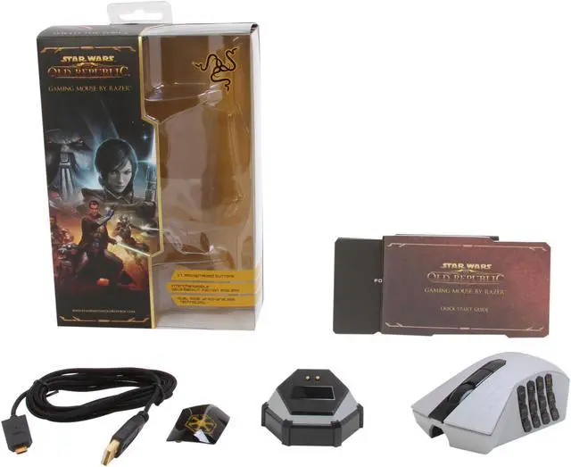 Alt view image 17 of 17 - RAZER Star Wars: The Old Republic RZ01-00650100-R3M1 Black 17 Buttons 1 x Wheel Wired / Wireless Star Wars: The Old Republic Gaming Mouse