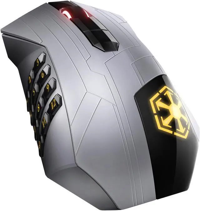 Main image of RAZER Star Wars: The Old Republic RZ01-00650100-R3M1 Black 17 Buttons 1 x Wheel Wired / Wireless Star Wars: The Old Republic Gaming Mouse