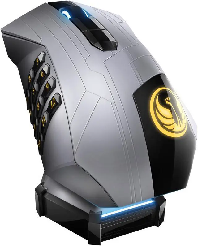 Alt view image 12 of 17 - RAZER Star Wars: The Old Republic RZ01-00650100-R3M1 Black 17 Buttons 1 x Wheel Wired / Wireless Star Wars: The Old Republic Gaming Mouse