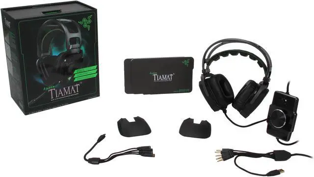 Alt view image 7 of 7 - Razer Tiamat 7.1 Surround Sound Over Ear PC Gaming Headset