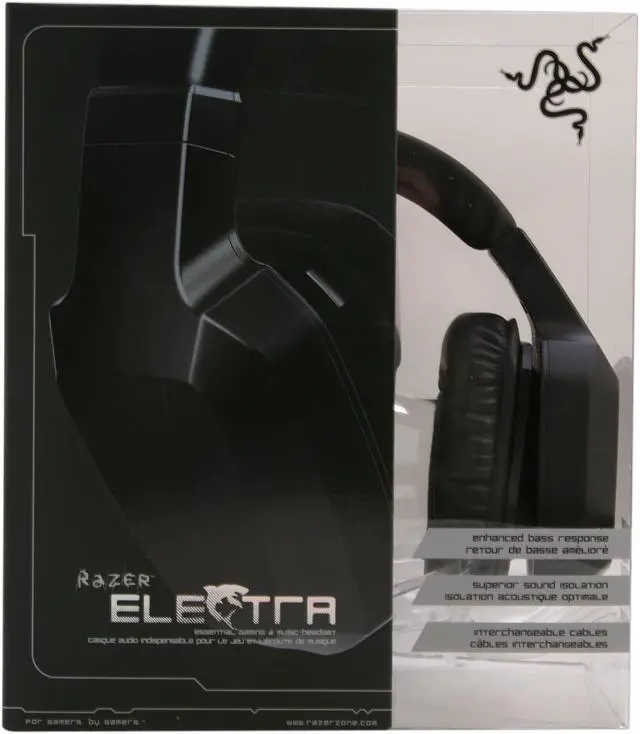 Alt view image 8 of 8 - Razer Electra Over Ear PC and Music Headset - Black