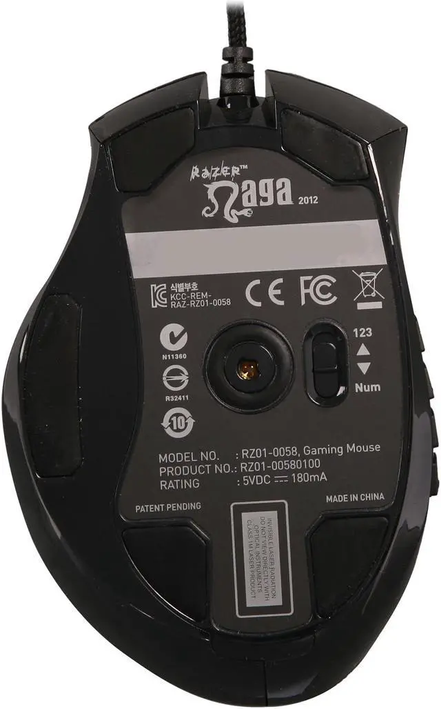 Alt view image 5 of 6 - Razer Naga MMO PC Gaming Mouse