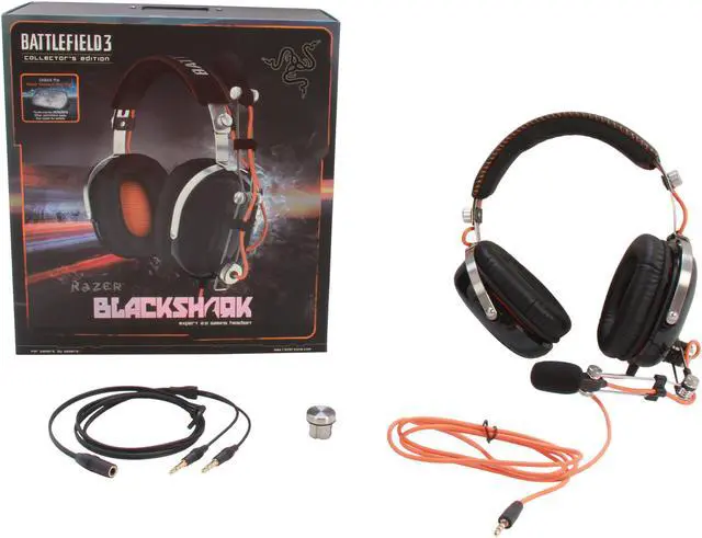Alt view image 6 of 6 - Razer Battlefield 3 BlackShark 3.5mm Connector Circumaural Expert 2.0 Gaming Headset