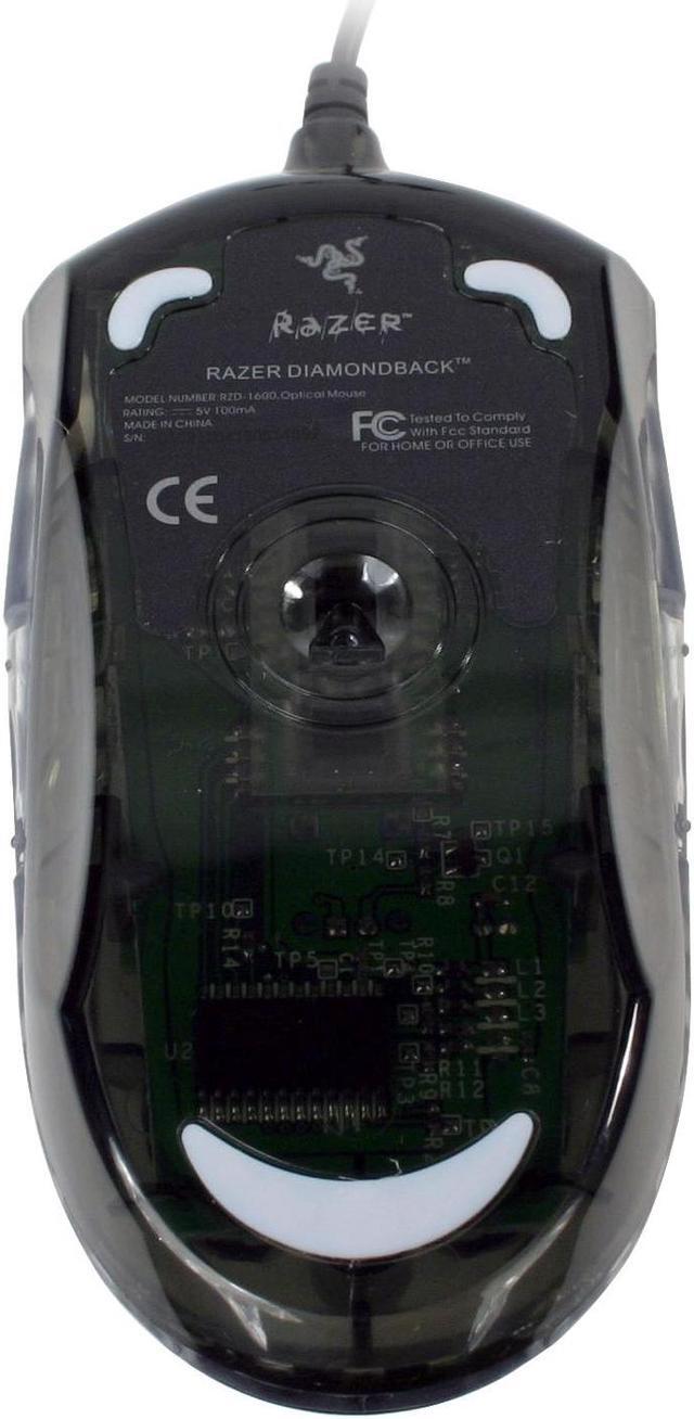Alt view image 8 of 9 - RAZER Diamondback Precision Gaming RZ01-020200-R1M1 Salamander Red 7 Buttons 1 x Wheel USB Wired Optical Mouse