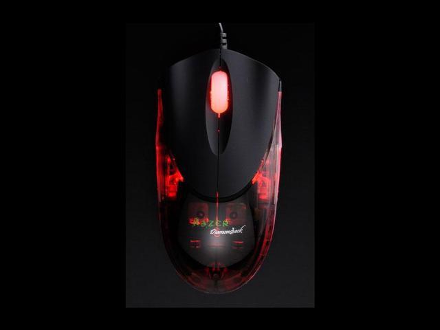 Alt view image 3 of 9 - RAZER Diamondback Precision Gaming RZ01-020200-R1M1 Salamander Red 7 Buttons 1 x Wheel USB Wired Optical Mouse