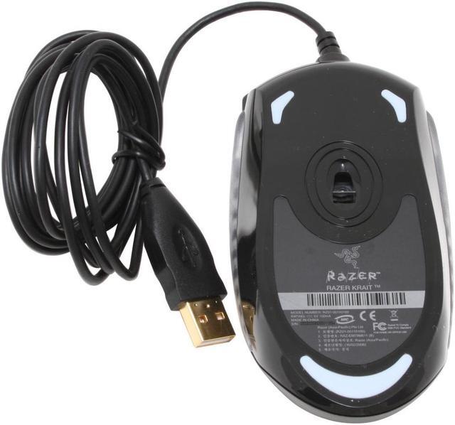 Alt view image 4 of 9 - RAZER KRAIT RZ01-00110100-R2M1 Black 3 Buttons 1 x Wheel USB Wired Optical 1600 dpi Mouse