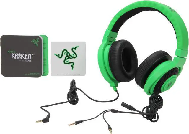 Alt view image 6 of 7 - Razer Kraken Pro Over Ear PC Gaming and Music Headset- Green