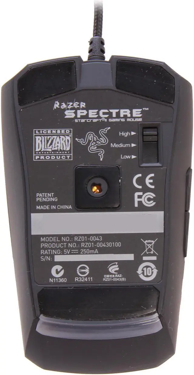 Alt view image 5 of 6 - Razer Spectre StarCraft II Heart of The Swarm Gaming Mouse