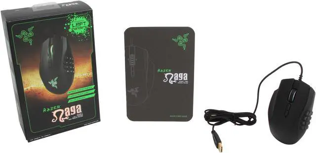 Alt view image 6 of 6 - RAZER Naga USB MMO Gaming Mouse - Left-Handed Edition