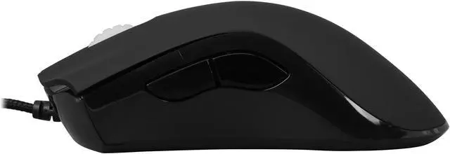 Alt view image 3 of 5 - RAZER DeathAdder Black 5 Buttons 1 x Wheel USB Wired Optical Precision Gaming Mouse - 3.5G Infrared Sensor