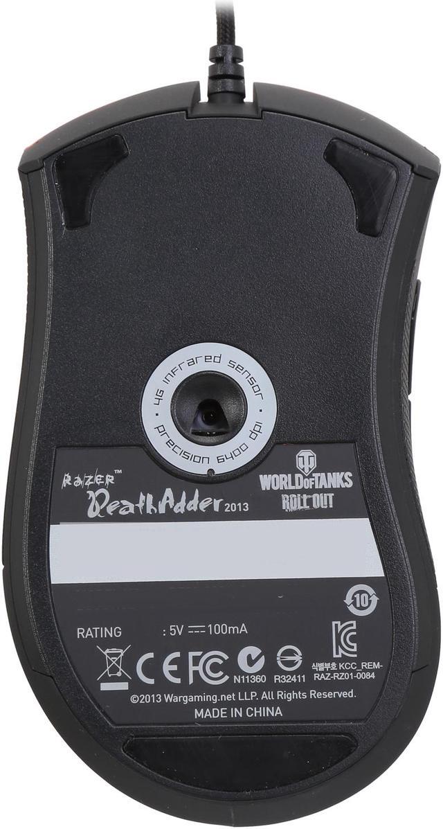 Alt view image 5 of 5 - RAZER DeathAdder USB Gaming Mouse - World of Tanks Edition