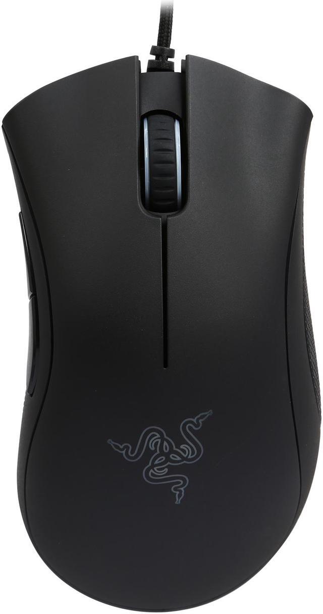 Alt view image 3 of 6 - RAZER DeathAdder Chroma RZ01-01210100 Black 1 x Wheel USB Wired Optical Multi-color Ergonomic Gaming Mouse