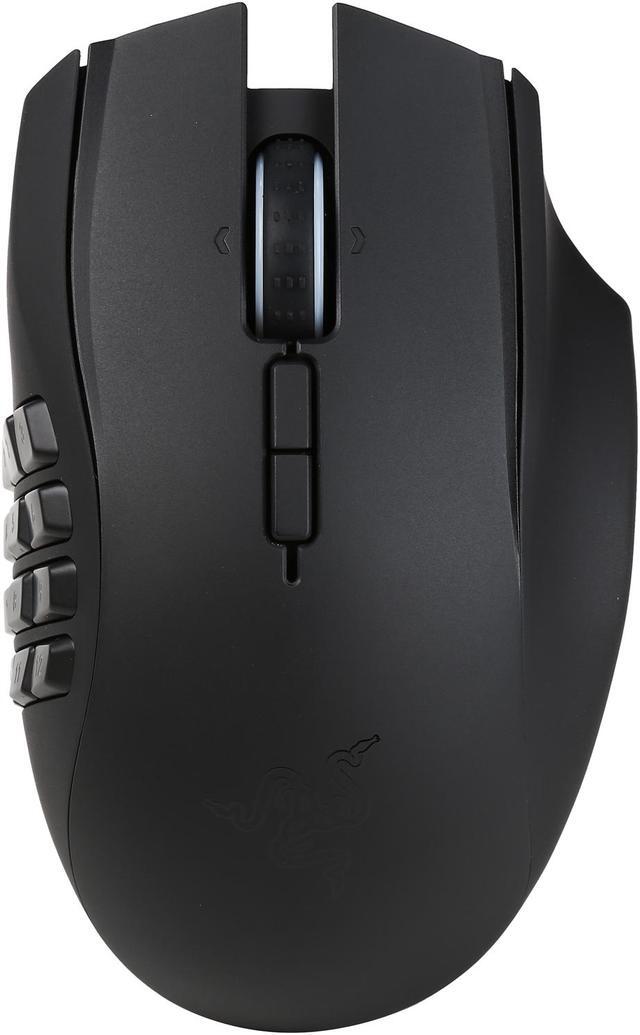 Alt view image 2 of 7 - RAZER Naga Epic Chroma RZ01-01230100 Black 19 Buttons Tilt Wheel USB Wired / Wireless Laser MMO Gaming Mouse