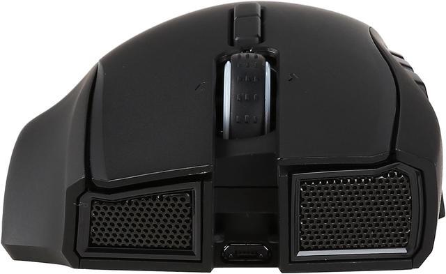 Alt view image 5 of 7 - RAZER Naga Epic Chroma RZ01-01230100 Black 19 Buttons Tilt Wheel USB Wired / Wireless Laser MMO Gaming Mouse