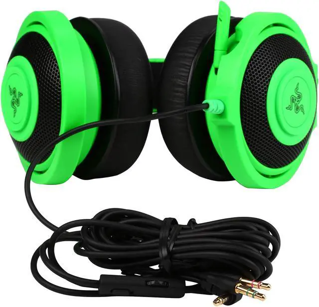 Alt view image 6 of 7 - Razer Kraken Pro 2015 Analog Gaming Headset - Green