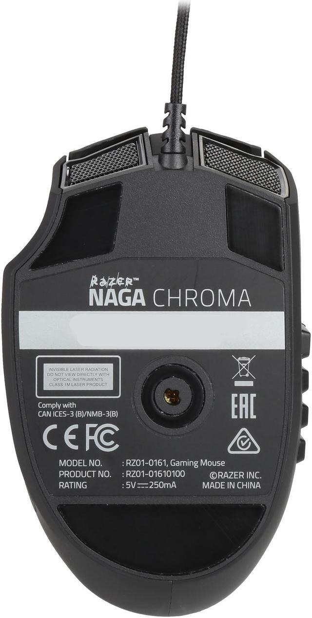 Alt view image 6 of 7 - RAZER Naga Chroma - Multi-color MMO Gaming Mice Recertified