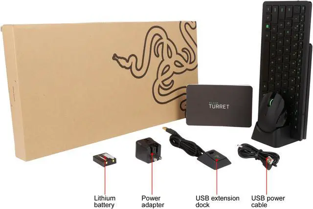 Alt view image 11 of 11 - Razer Turret RZ84-01330100 Living Room Gaming Mouse and Lapboard Compatible with Steam Link, PS4, Xbox One, Android TV, Shield TV, Windows, Mac