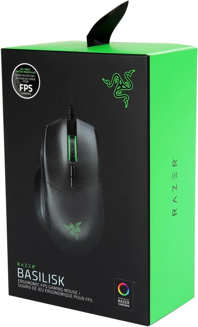 Alt view image 7 of 7 - Razer Basilisk - Multi-color Ergonomic Gaming Mouse - RZ01-02330100-R3U1