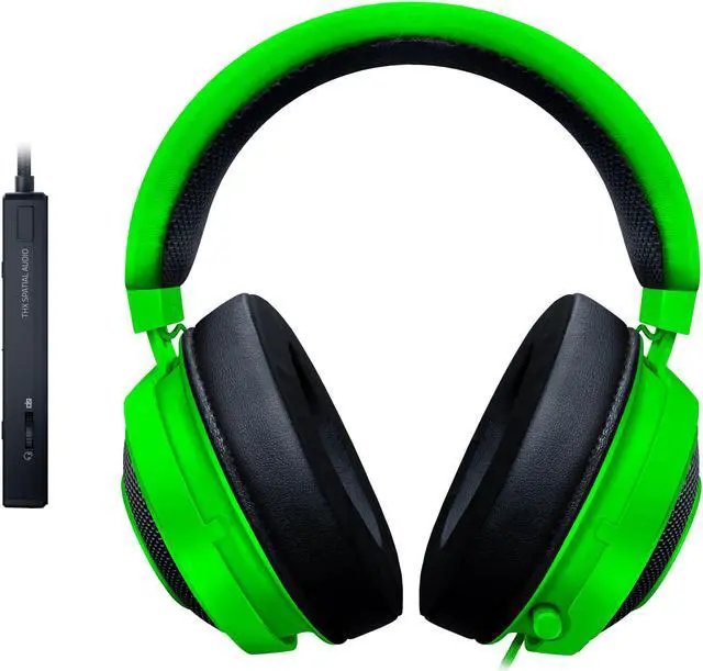 Alt view image 3 of 9 - RAZER Kraken Tournament Edition: THX Spatial Audio - Customize Audio and Mic Controls - Cooling Gel-Infused Ear Cusions - Gaming Headset Works with PC, PS4, Xbox One, Switch, Mobile Devices - Green