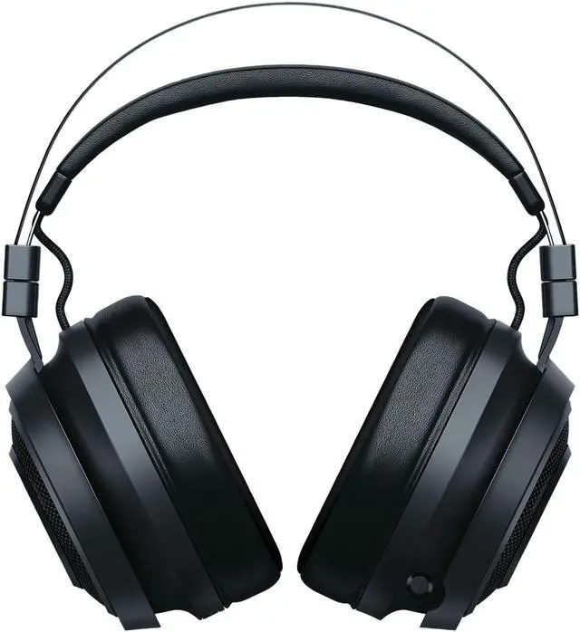 Alt view image 5 of 8 - Razer Nari Ultimate Wireless 7.1 Surround Sound Gaming Headset: THX Audio & Haptic Feedback - Auto-Adjust Headband - Chroma RGB - Retractable Mic - For PC, PS4, PS5 - Black