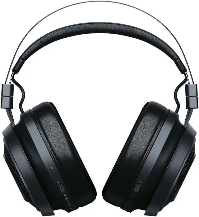 Alt view image 6 of 8 - Razer Nari Ultimate Wireless 7.1 Surround Sound Gaming Headset: THX Audio & Haptic Feedback - Auto-Adjust Headband - Chroma RGB - Retractable Mic - For PC, PS4, PS5 - Black
