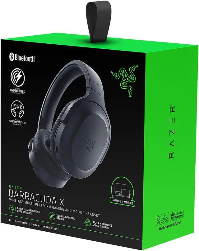 Alt view image 12 of 18 - Razer Barracuda X Wireless Multi-platform Gaming and Mobile Headset - Black