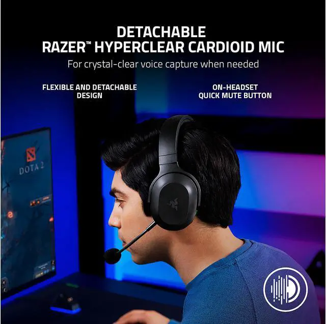 Alt view image 16 of 18 - Razer Barracuda X Wireless Multi-platform Gaming and Mobile Headset - Black