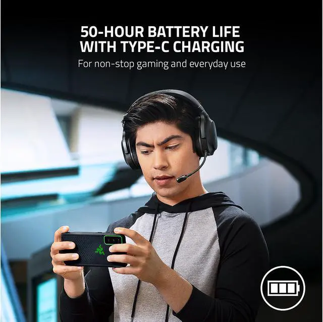 Alt view image 18 of 18 - Razer Barracuda X Wireless Multi-platform Gaming and Mobile Headset - Black