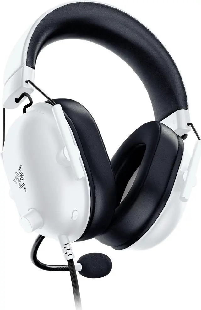 Alt view image 4 of 10 - Razer BlackShark V2 X Gaming Headset: 7.1 Surround Sound - 50mm Drivers - Memory Foam Cushion - for PC, PS4, PS5, Switch, Xbox One, Xbox Series X|S, Mobile - 3.5mm Audio Jack – White