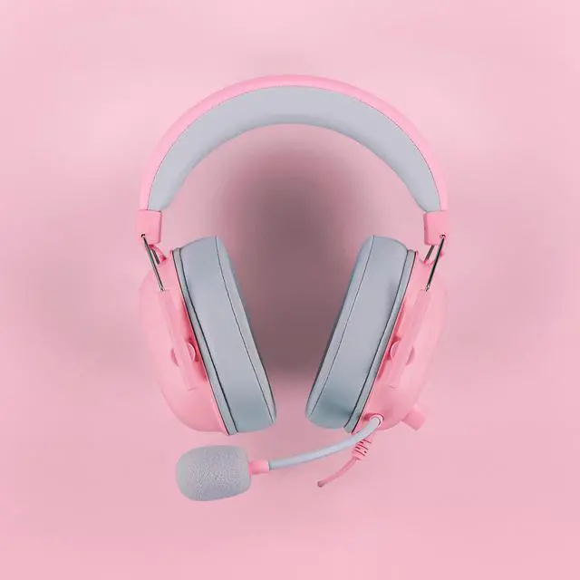 Alt view image 13 of 14 - Razer BlackShark V2 X Gaming Headset: 7.1 Surround Sound - 50mm Drivers - Memory Foam Cushion - for PC, PS4, PS5, Switch, Xbox One, Xbox Series X|S, Mobile - 3.5mm Audio Jack – Quartz Pink