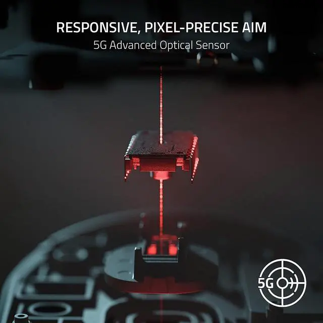 Alt view image 6 of 6 - Razer Orochi V2 - Wireless Gaming Mouse - Ultra Lightweight - 2 Wireless Modes - Up to 950 Hours of Battery Life - Mechanical Mouse Switches - 5G Advanced 18K DPI Optical Sensor – Quartz Pink