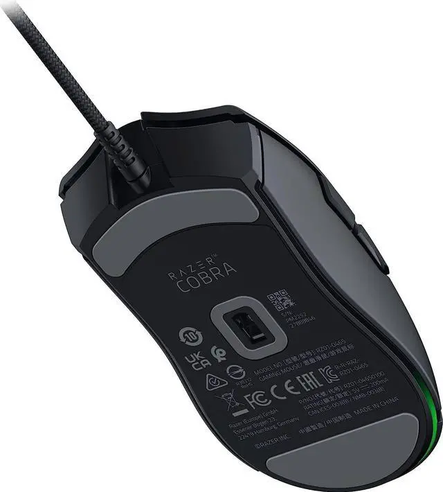 Alt view image 10 of 10 - Razer Cobra Wired Gaming Mouse 58g Lightweight Design, Gen-3 Optical Switches, Chroma RGB Lighting, 8500 DPI Optical Sensor