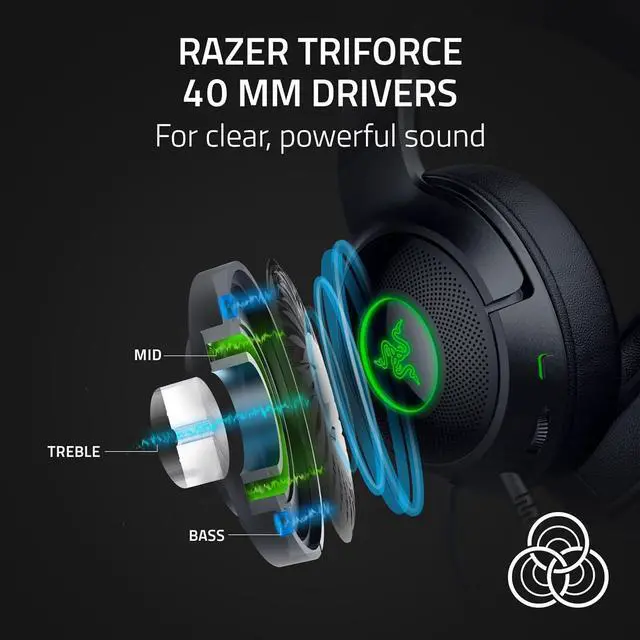 Alt view image 9 of 10 - Razer Kraken Kitty V2 - USB Headset with RGB Kitty Ears - Black