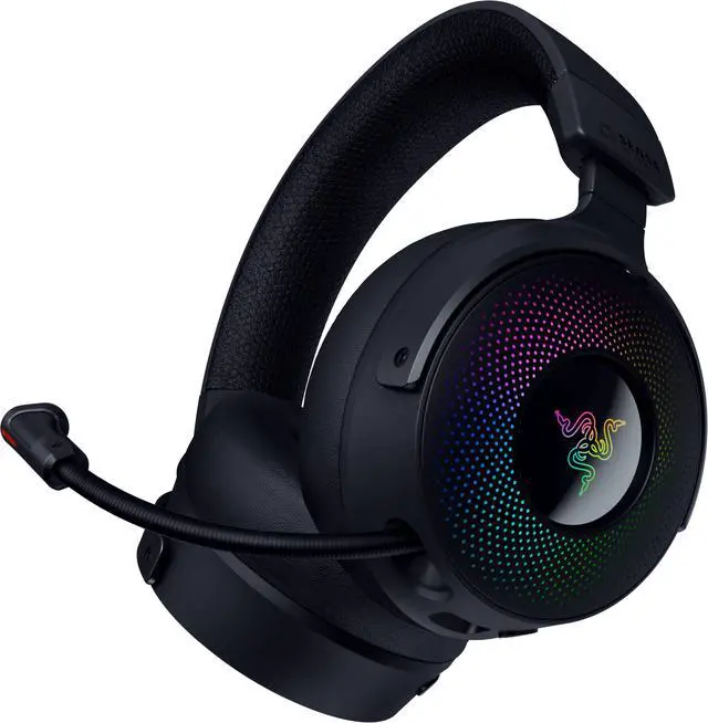 Alt view image 3 of 13 - Razer Kraken V4 Pro Full Immersion Wireless Gaming Headset with Control Hub
