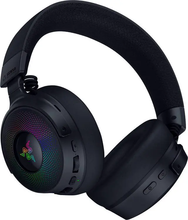 Alt view image 5 of 13 - Razer Kraken V4 Pro Full Immersion Wireless Gaming Headset with Control Hub