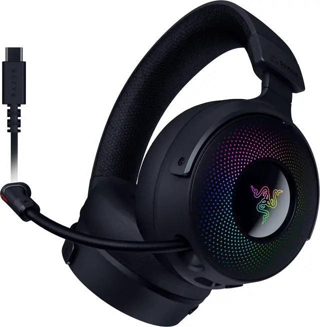 Alt view image 8 of 13 - Razer Kraken V4 Pro Full Immersion Wireless Gaming Headset with Control Hub