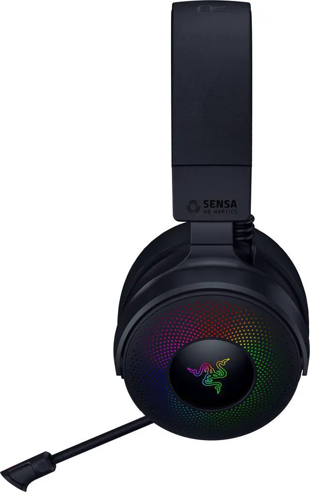 Alt view image 2 of 13 - Razer Kraken V4 Pro Full Immersion Wireless Gaming Headset with Control Hub