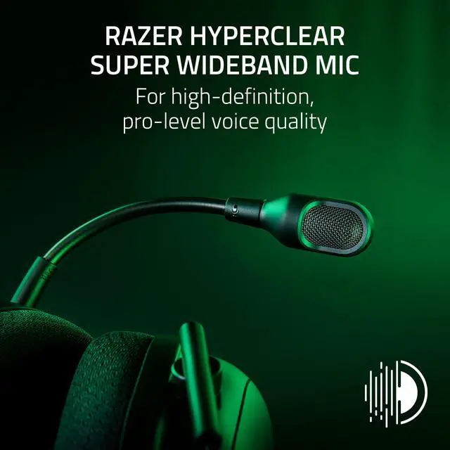 Alt view image 2 of 7 - Razer BlackShark V2 Pro Wireless Gaming Headset: Detachable Mic - Pro-Tuned FPS Profiles - 50mm Drivers - Noise-Isolating Earcups w/Ultra-Soft Memory Foam - 70 Hr Battery Life - White