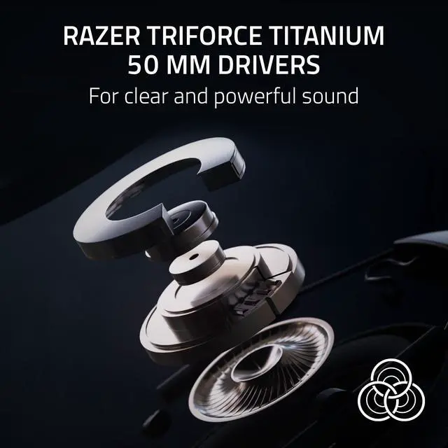 Alt view image 3 of 7 - Razer BlackShark V2 Pro Wireless Gaming Headset: Detachable Mic - Pro-Tuned FPS Profiles - 50mm Drivers - Noise-Isolating Earcups w/Ultra-Soft Memory Foam - 70 Hr Battery Life - White