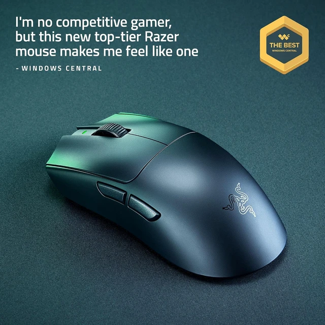 Alt view image 2 of 11 - Razer Viper V4 Pro Wireless Esports Gaming Mouse, 49g,180Hr Battery, Ultra Lightweight, 50K DPI Optical Sensor, 8K Polling, Gen-4 Optical Switches, Scroll Wheel, USB-C Charging, for PC & Mac, Black