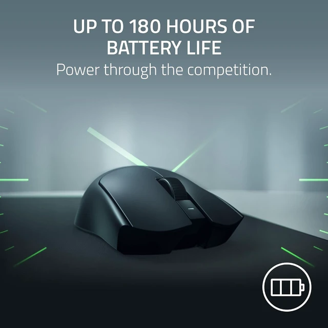 Alt view image 8 of 11 - Razer Viper V4 Pro Wireless Esports Gaming Mouse, 49g,180Hr Battery, Ultra Lightweight, 50K DPI Optical Sensor, 8K Polling, Gen-4 Optical Switches, Scroll Wheel, USB-C Charging, for PC & Mac, Black