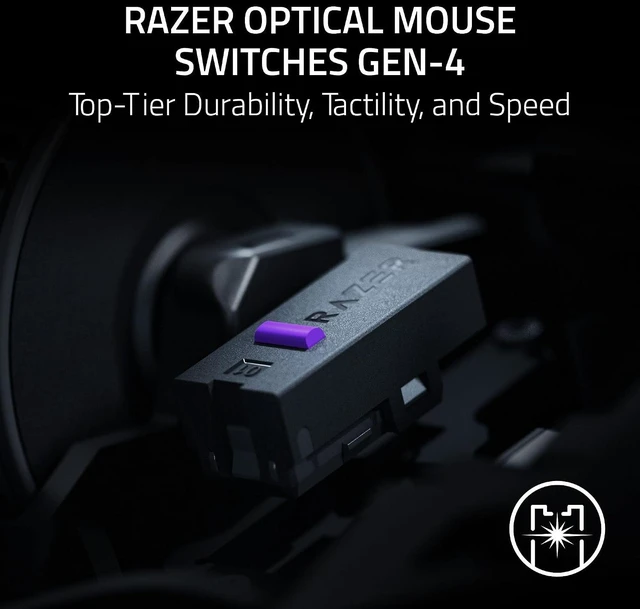 Alt view image 4 of 10 - Razer Naga V3 Pro Wireless MMO Gaming Mouse with Swappable Side Plates,23 Programmable Buttons w/ 3 Swappable Side Plates, HyperScroll Tilt Wheel, 280 Hr Battery, Multi-Mode Connectivity